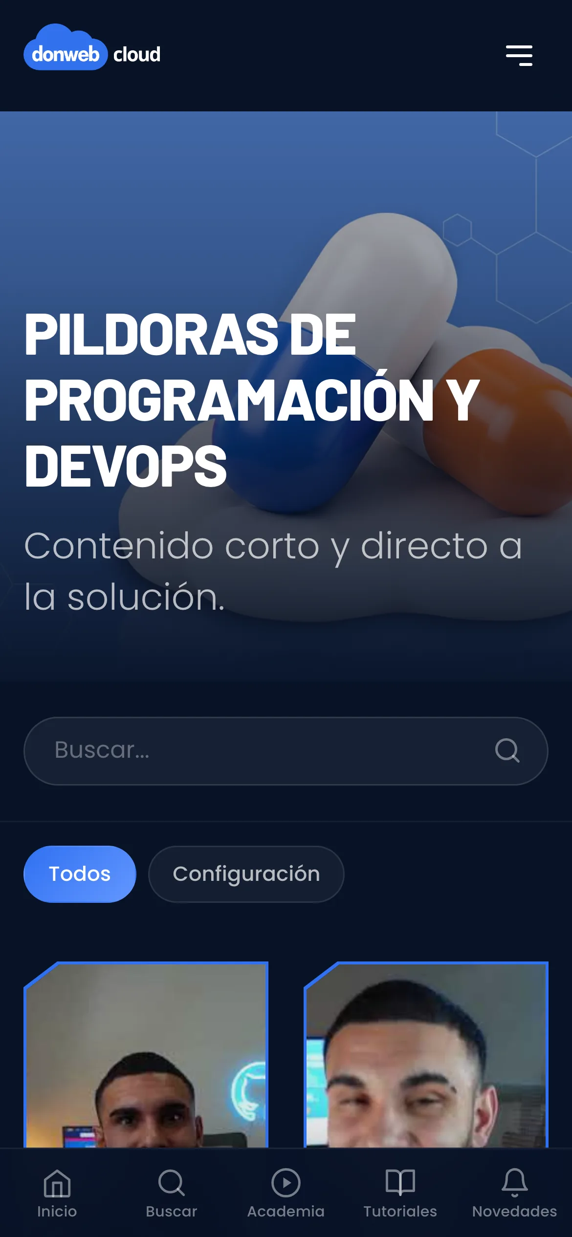 Hub de Píldoras en el celular